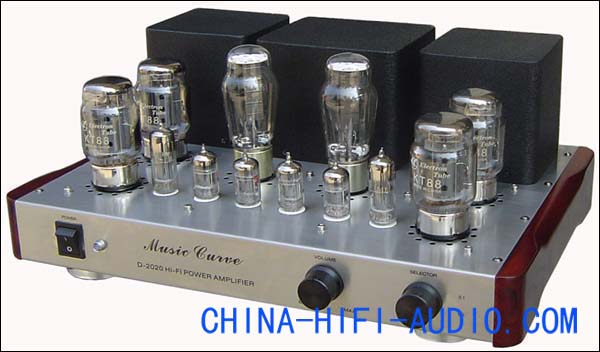 Music Curve D-2020-KT88 vacuum valve hi-fi Integrated Amplifier - Click Image to Close